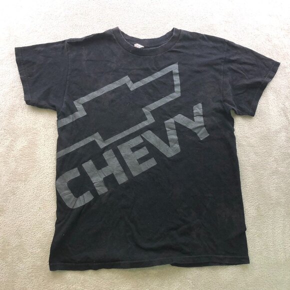 Chevy Graphic Tee Men's Medium Black Crew Neck Short Sleeve - Picture 7 of 8